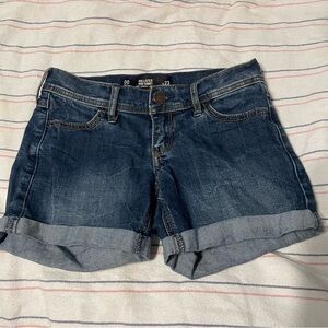 5/$25 SALE Hollister Women's Size 00 Blue Denim Shorts